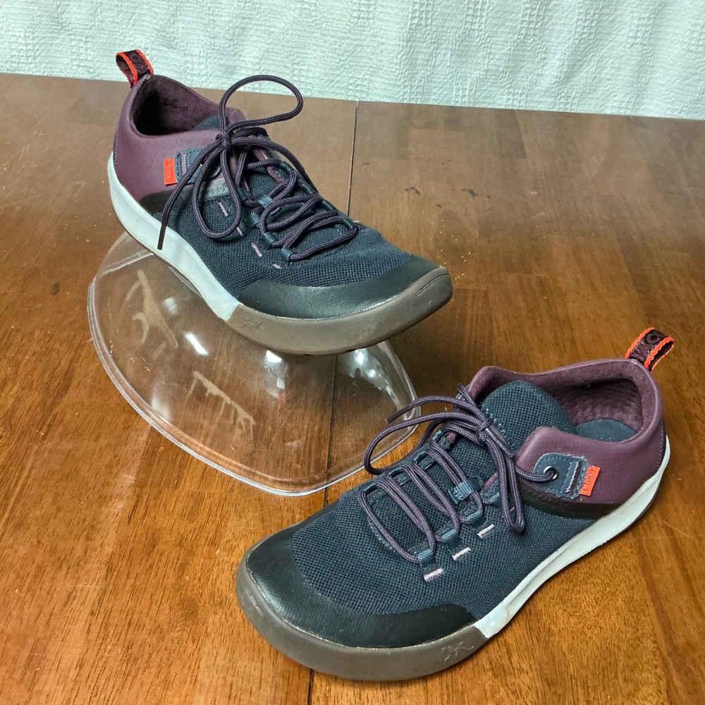Chaco Odyssey Womens Navy Plum Mesh Performance Hiking Shoes 10 JCH107874